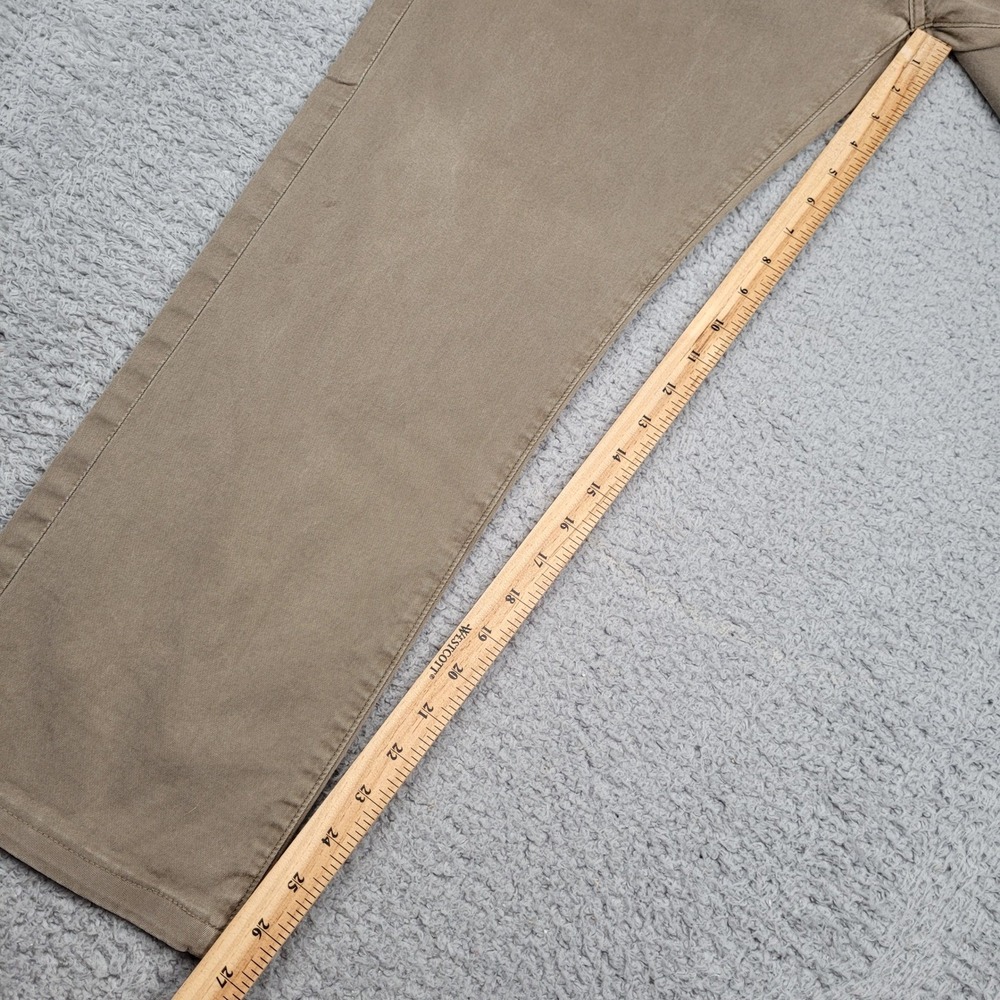 AG Adriano Goldschmied The Matchbox Slim Straight Khaki‎ Pants Mens Size 36 - Picture 10 of 12